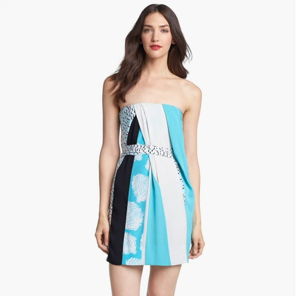 DVF 'Rhirhi' Silk Minidress